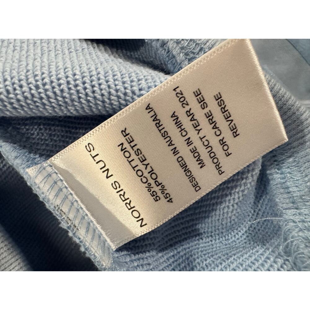 Norris Nuts Blue Cross-stitch Sweatshirt M / L - Picture 7 of 7